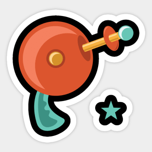 alien gun 2 Sticker